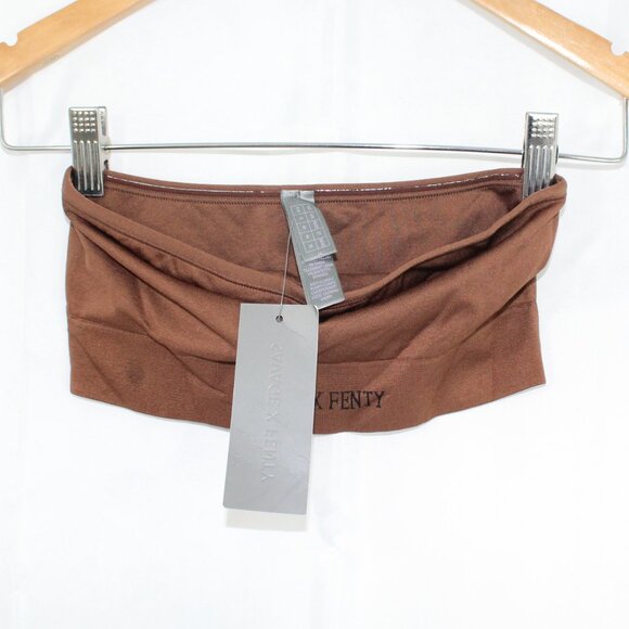 Savage X Fenty Seamless Bandeau Bralette Medium in Brown Sugar Nude - Picture 3 of 4
